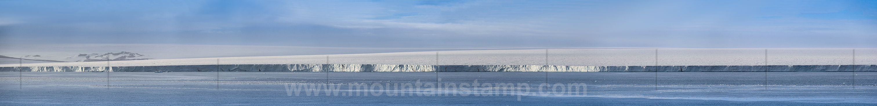 Svalbard Brasvellbreen panorama