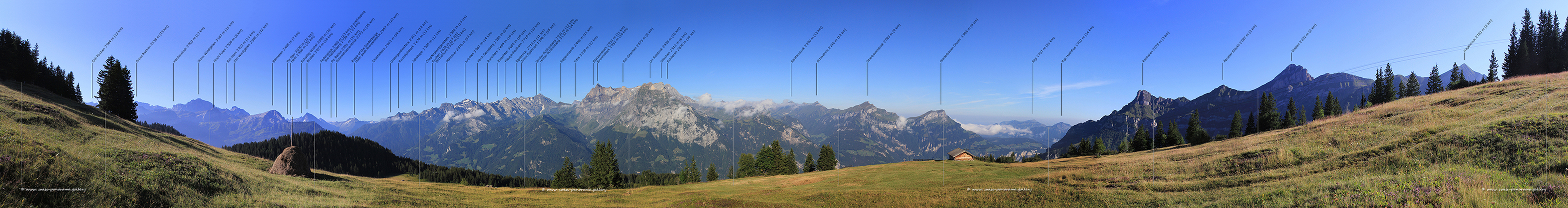 Swiss panorama Eggberge Panorama Alpenpanorama