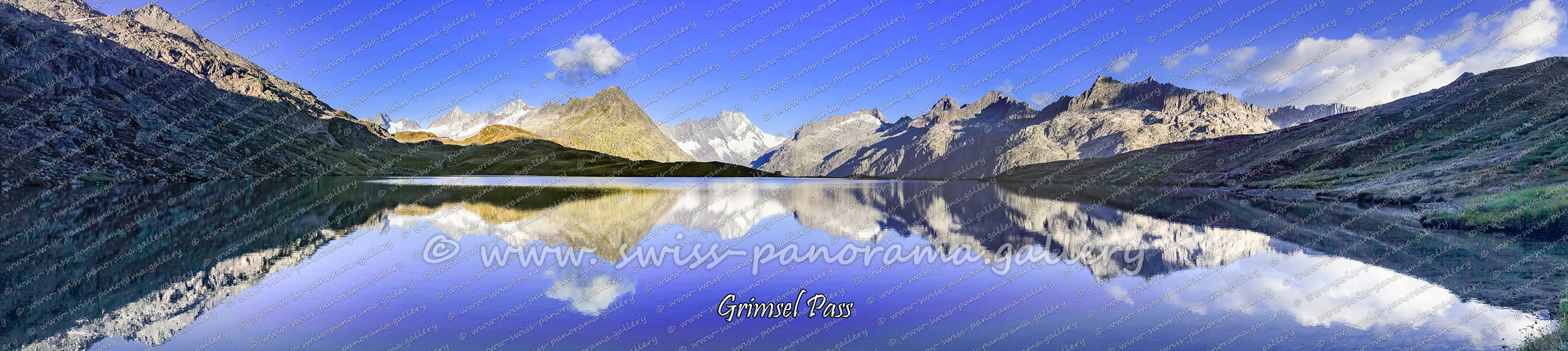 Swiss Panorama Grimsel Pass Triebtensee