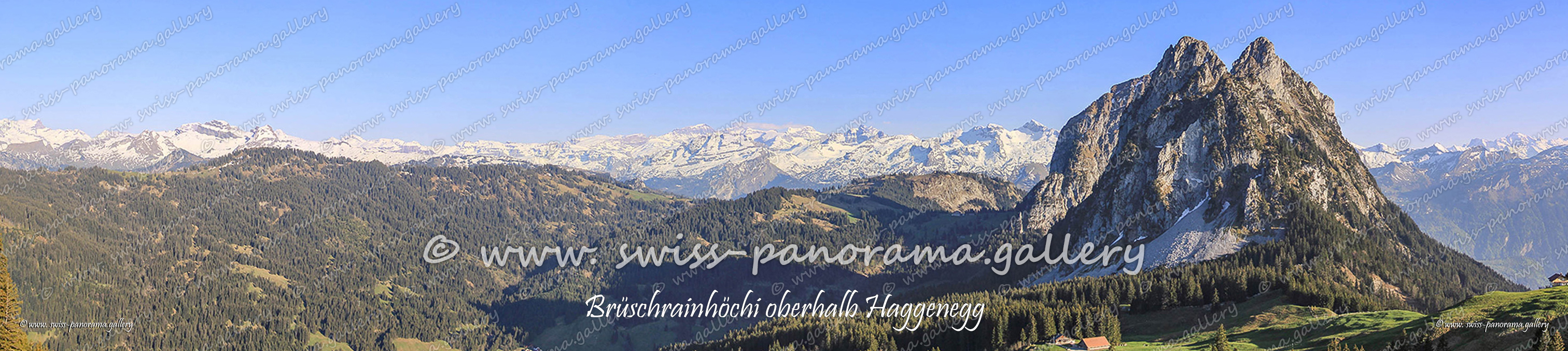 Switzerland Panorama Brüschrainhöchi Haggenegg