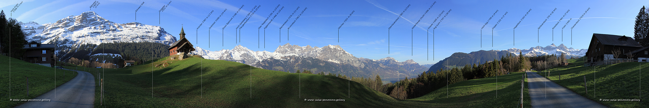 Switzerland panorama Haldi panorama Schattdorf