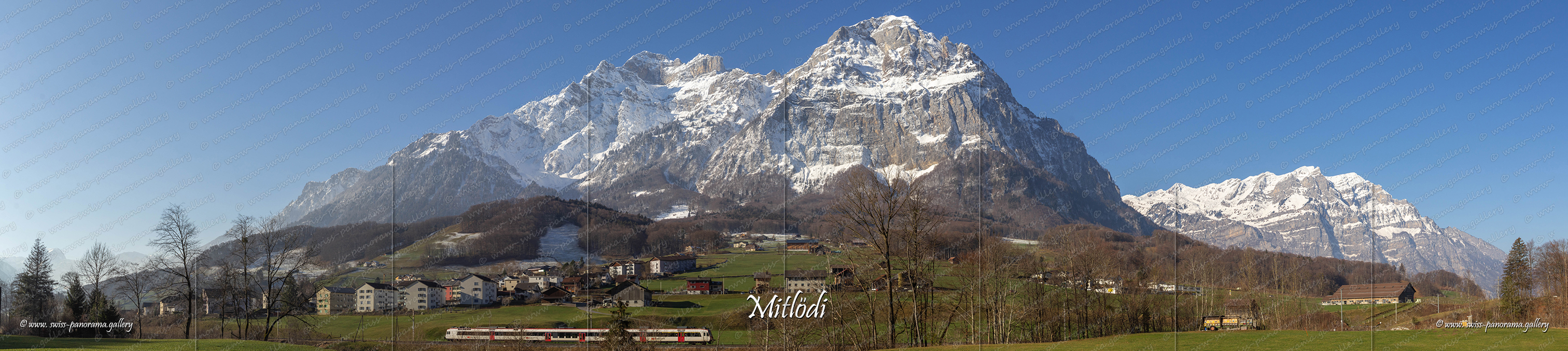 Switzerland panorama Klöntal