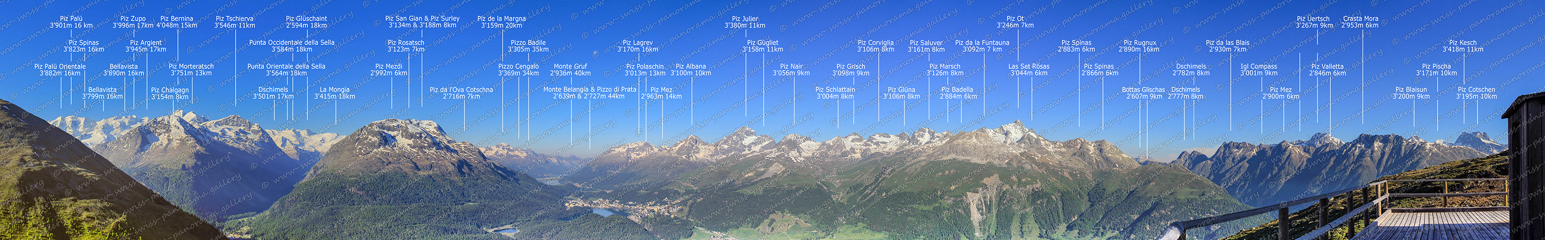 Swiss panorama Muottas Muragl