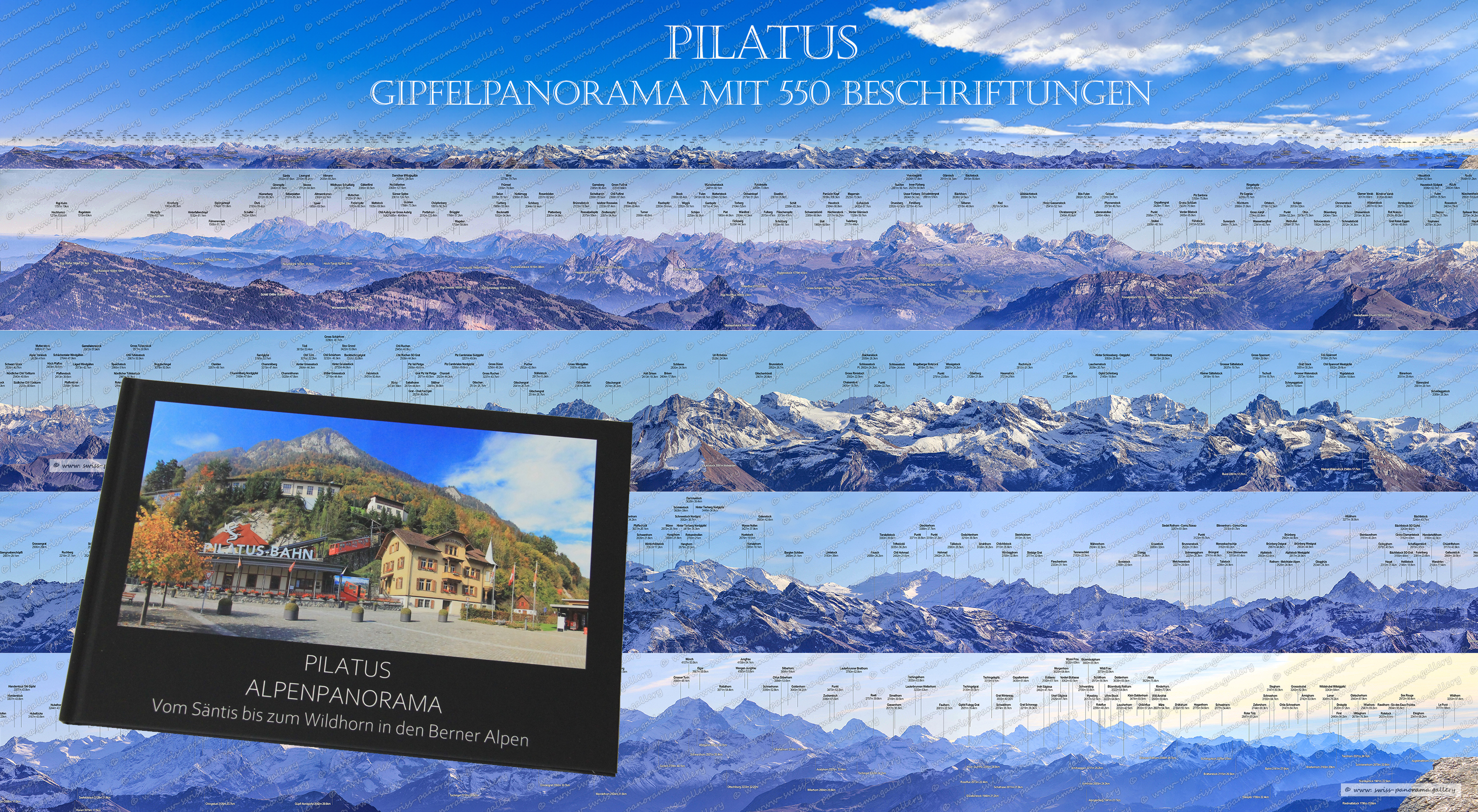 Switzerland Alpenpanorama, Poster Schweizer Berge und Bergpanoramen auf Hahnenühle Papier kaufen