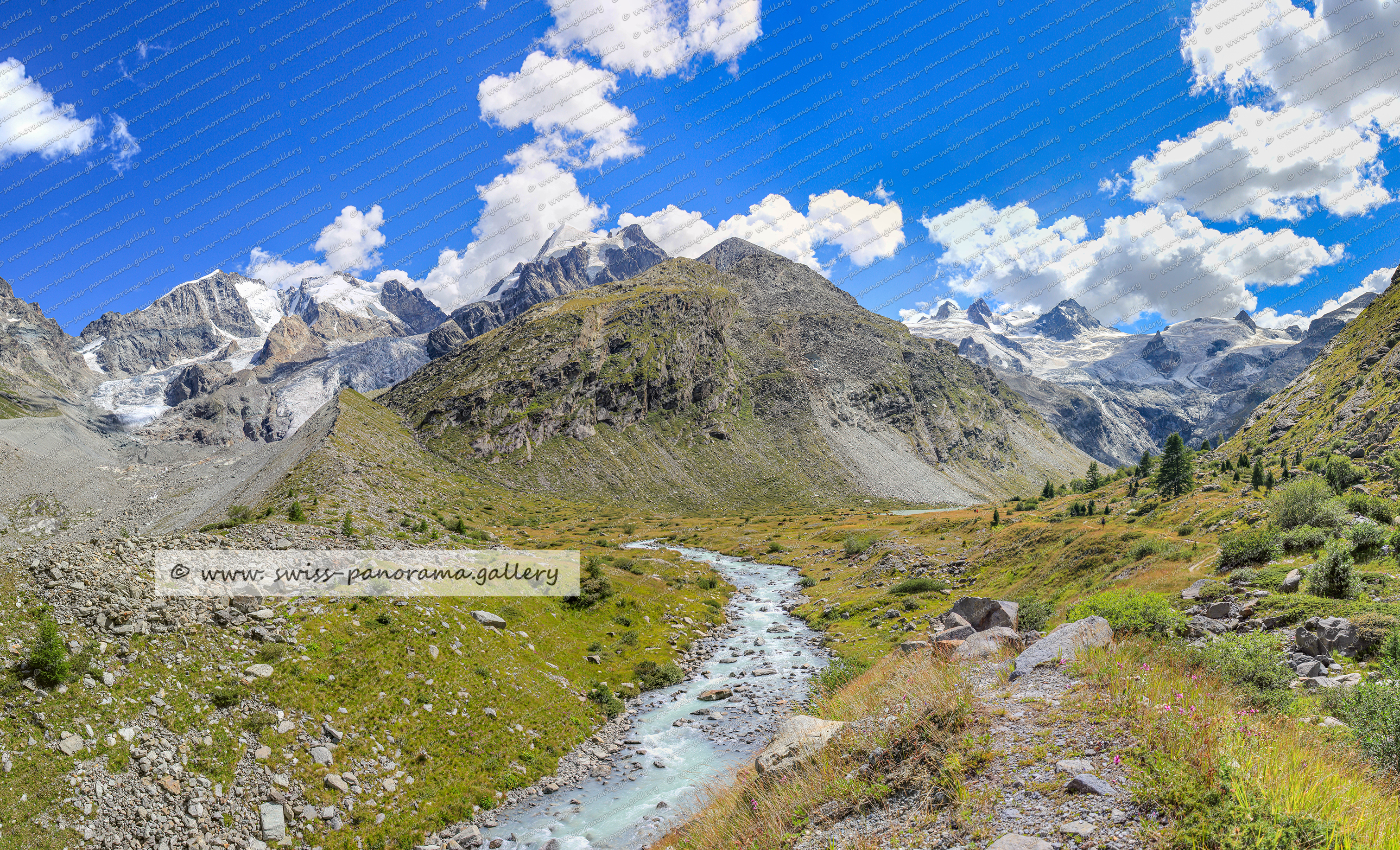 Switzerland Val Roseg, Piz Roseg, panorama swiss panorama.gallery