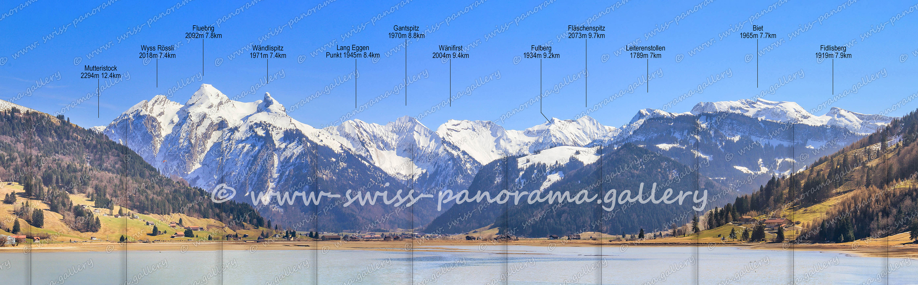 Panorama Sihlsee swiss-panorama.gallery Schweizer Alpenpanorama