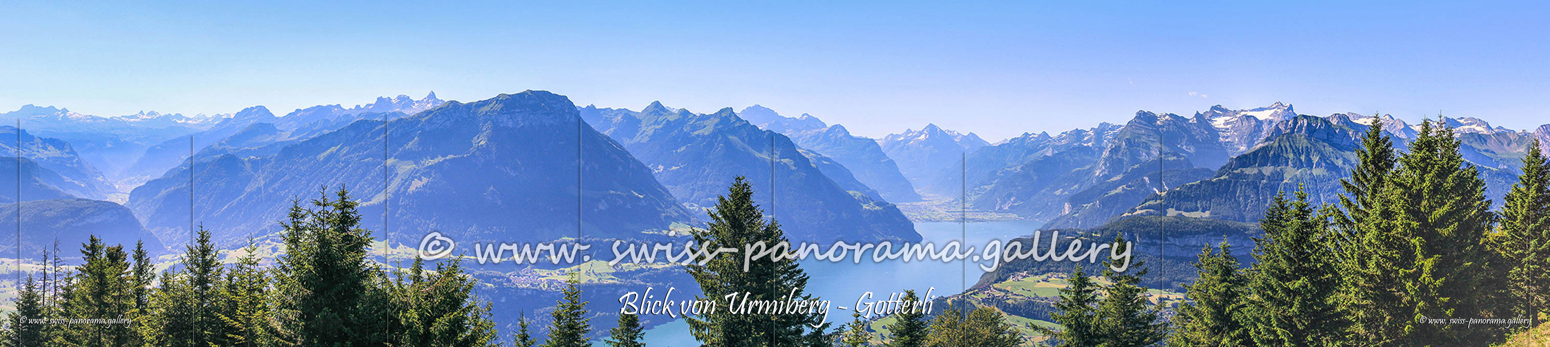 Schweizer Bergpanorama Urmiberg Gotterli