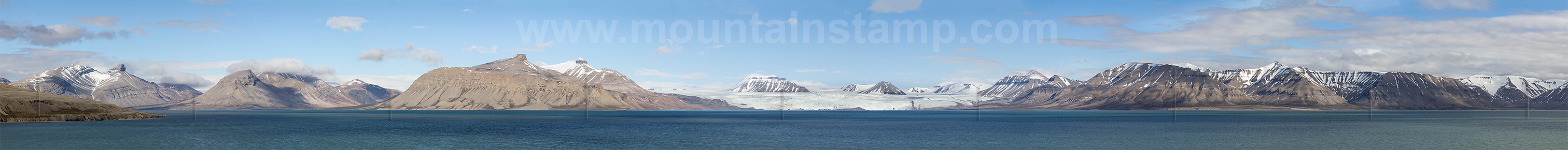 Svalbard panorama Billefjorden