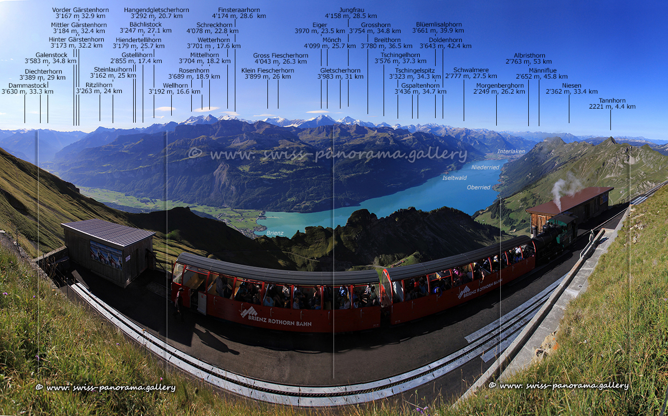 Switzerland panorama Brienzer Rothorn