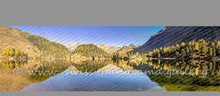 Laj Staz Stazersee St. Moritz panorama Herbststimmung Schweizer Alpen Panorama