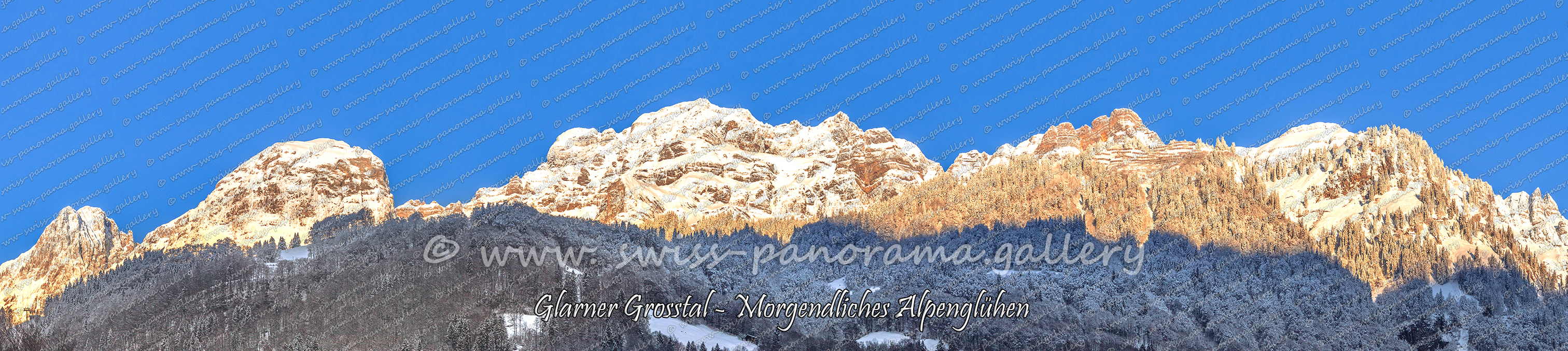 Switzerland panorama Glarner Grosstal Swiss alps 