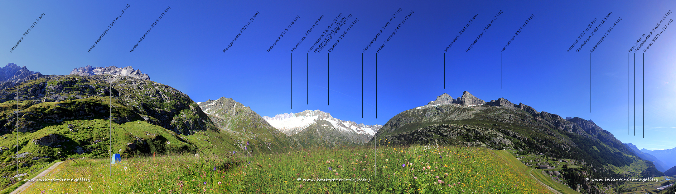 Göschener Alp panorama