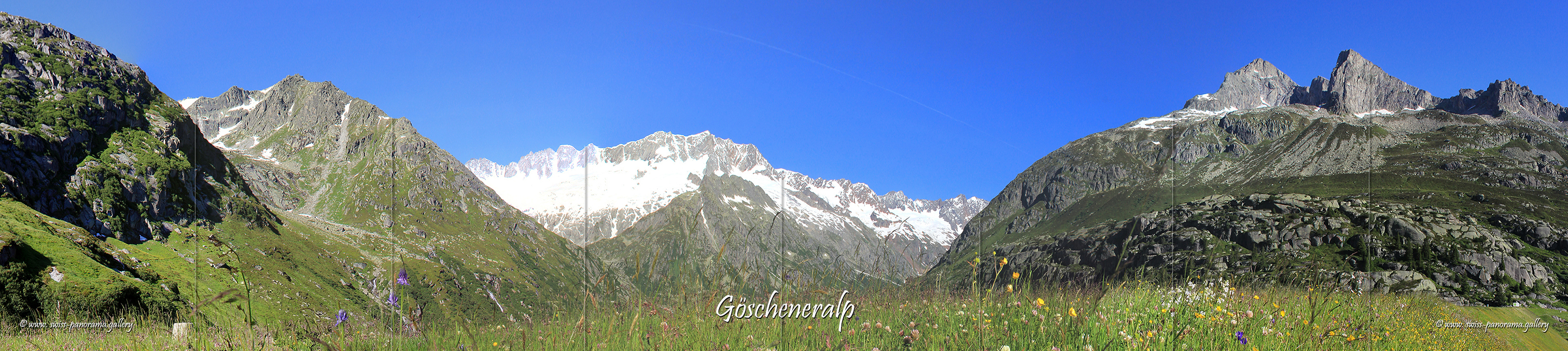 Switzerland panorama Göschener Alp