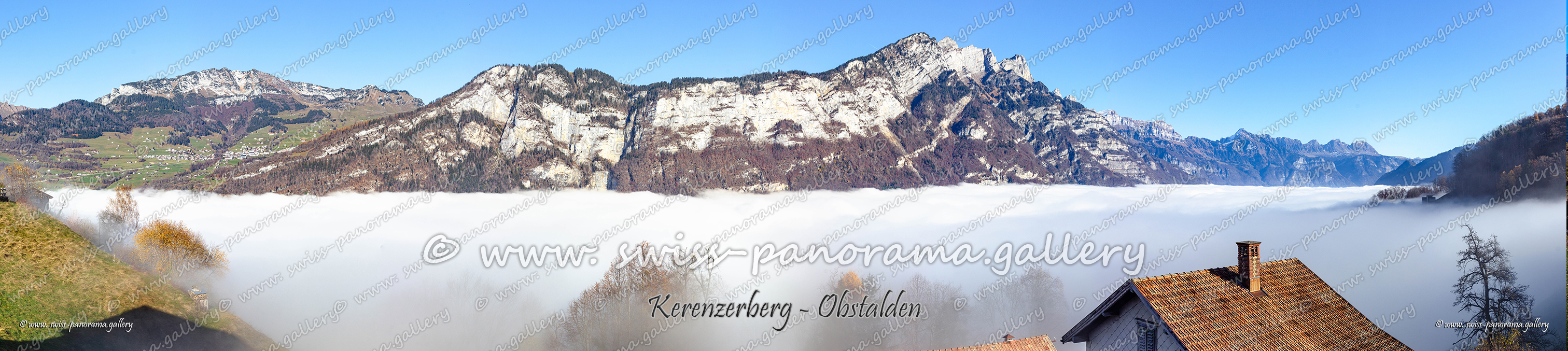 Kerenzerberg Obstalden Alpenpanorama