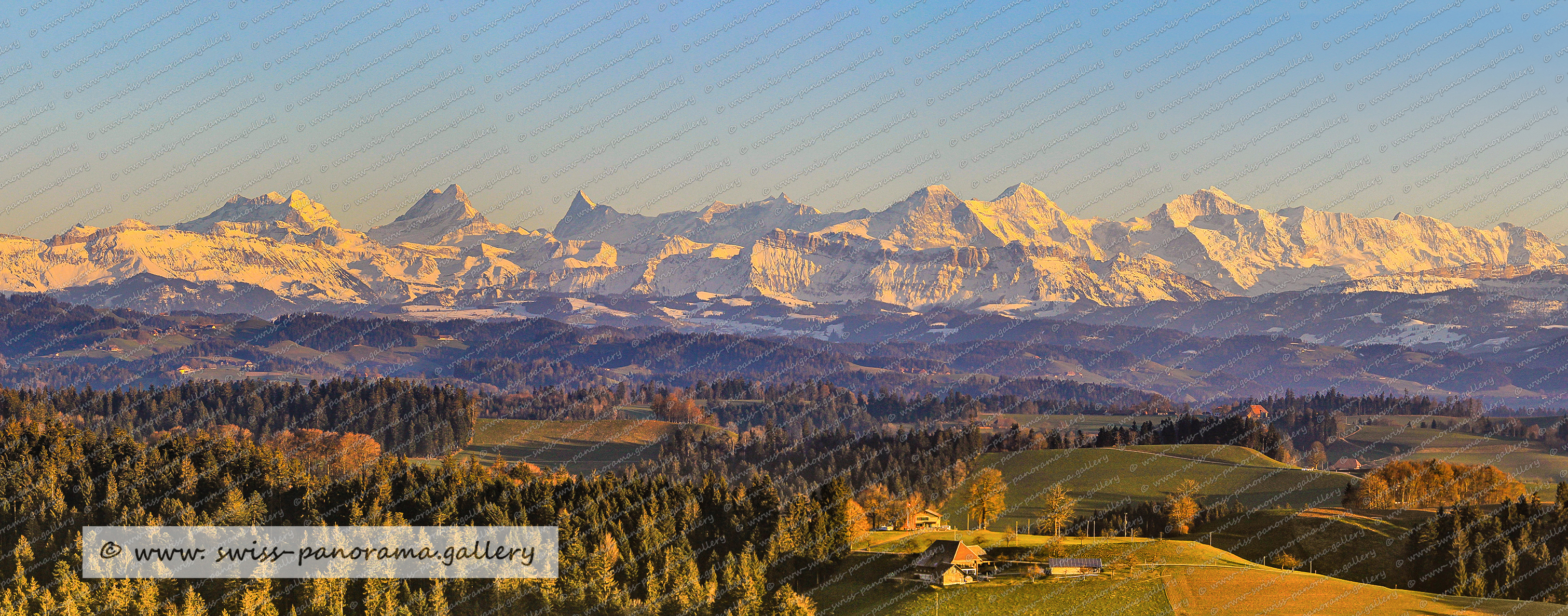 Männlichen Abendstimmung Eiger Mönch Jungfrau Berner Alpenpanorama sunset Swiss Alps Schweizer Alpenpanorama