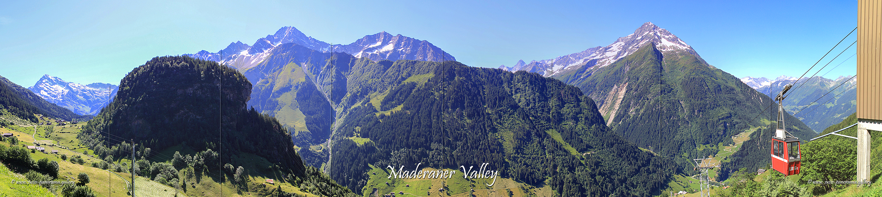 Switzerland panorama Maderaner Tal