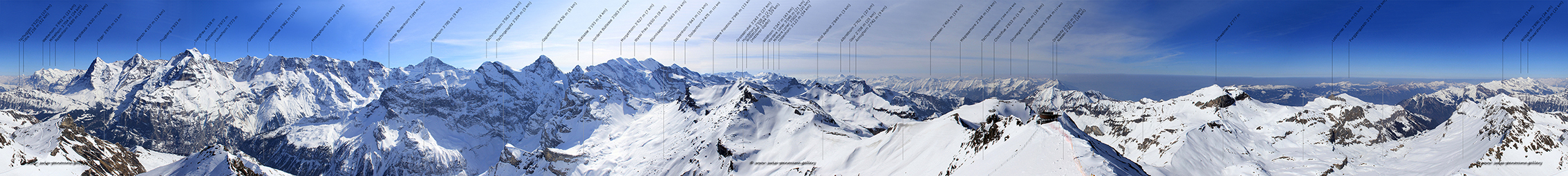 Switzerland Schilthorn panorama