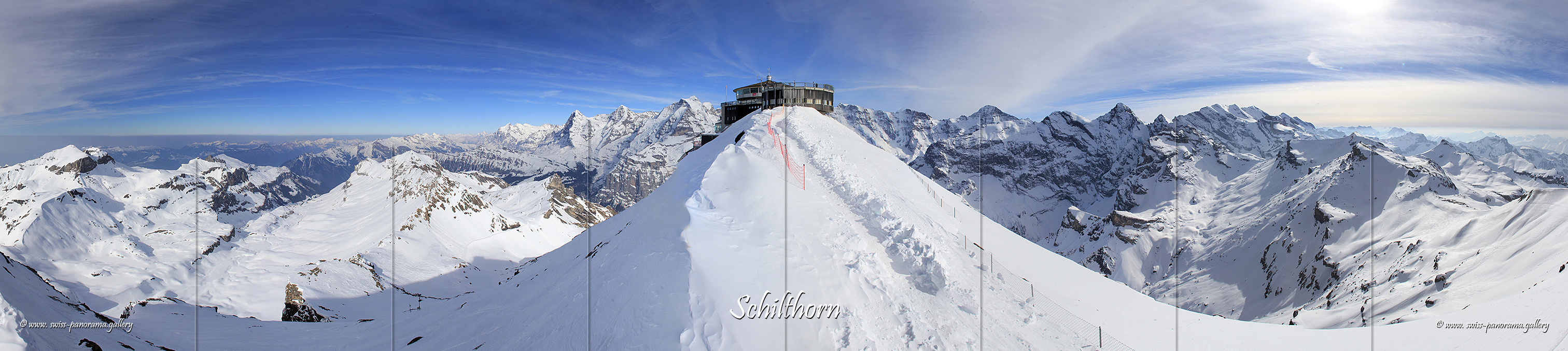 Schilthorn 360 Grad Panorama Schilthorn Piz Gloria 360 degree panoramas with identified peaks Alpenpanorama