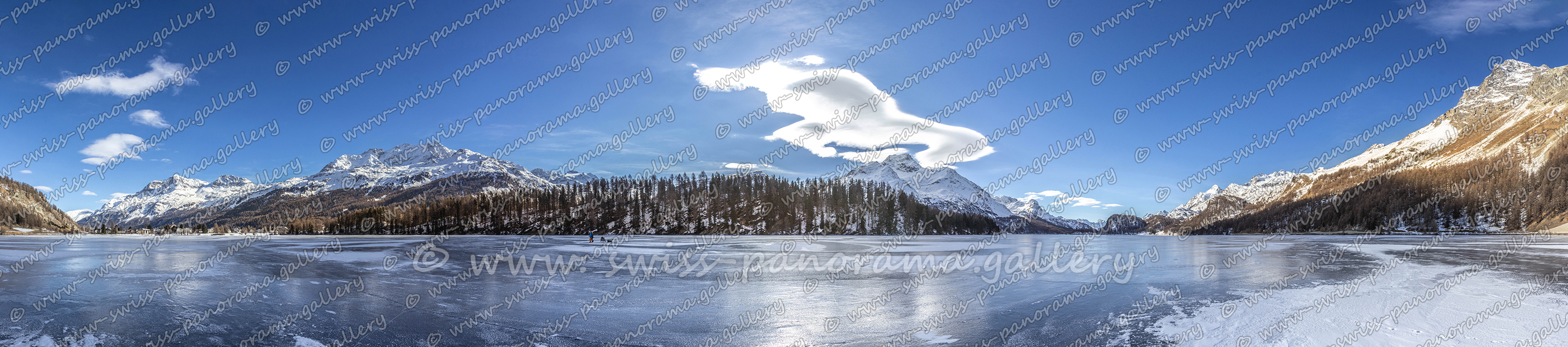 swiss panorama gallery Engadiner Seeen Silvaplanersee panorama Lake Silvaplana Upper Engiadina Lakes Area Silvaplanersee panorama, Gipfelverzeichnis, Piz Corvatsch 3'458 m (4 km), Piz Mortel 3'442 m (4 km), Piz da l'Ova Cotschna (2'716 m (6 km), Munt Arlas 3'129 m, Munt Arlas 3'129 m, Munt Arlas 3'129 m Piz Lagrev