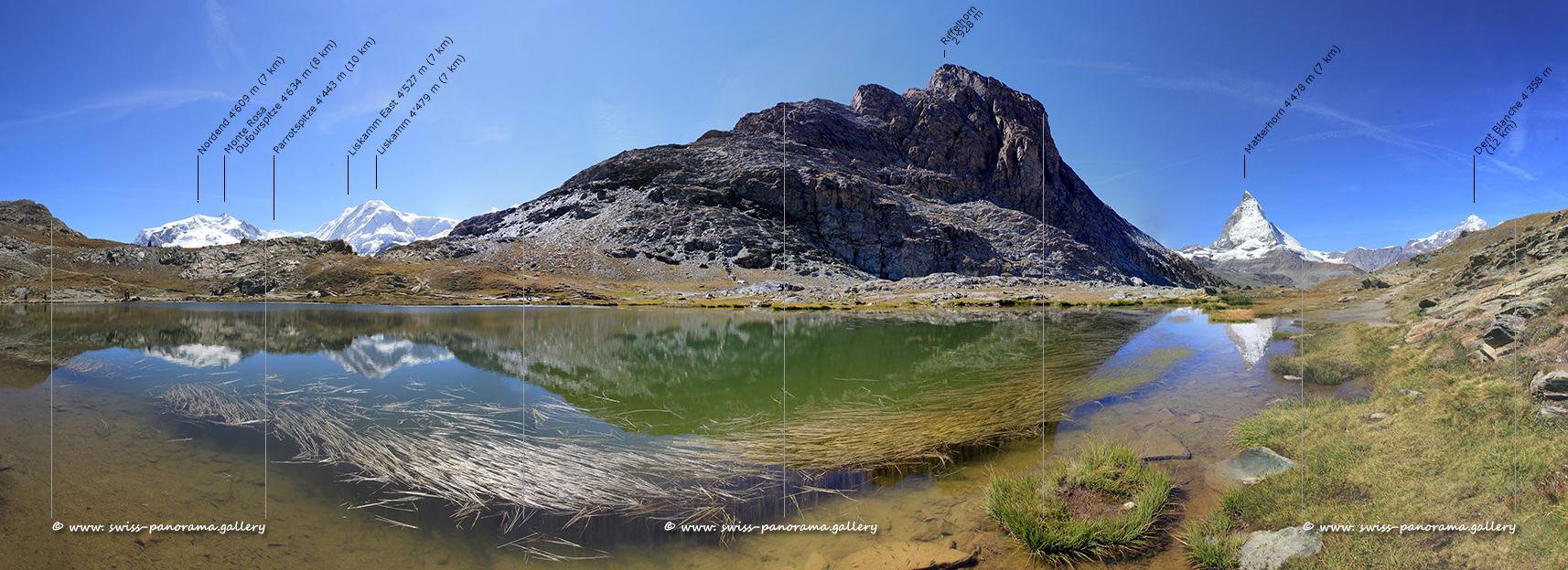 180 degree panorama  from Riffelsee.